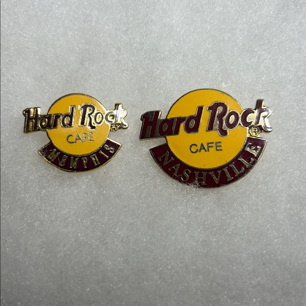 2 Tennessee Hard Rock Cafe Collectible Pins Memphis
+ Nashville - Picture 1 of 2
